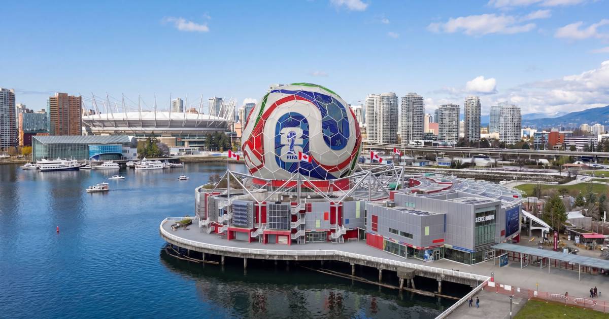 Science World is transforming into a giant FIFA World Cup soccer ball